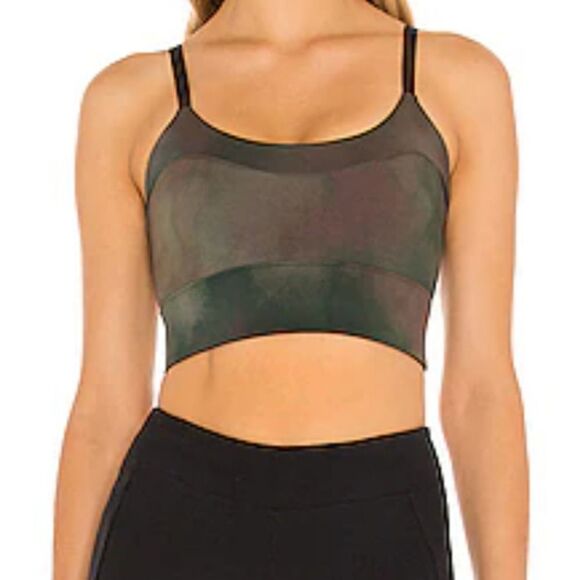 Reversible Free People Movement Beat The  Black, Green  Women's Sports Bra Small - Picture 1 of 7